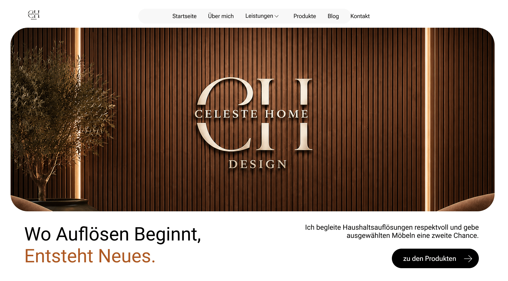 Celeste Home Design Website